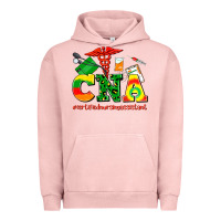 Pigment Salmon cna juneteenth certified nursing assistant Urban Hoodie - AdoDesignShop