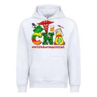 White cna juneteenth certified nursing assistant Urban Hoodie - AdoDesignShop
