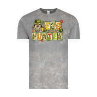 Cloud Rock Egg hunter with camouflage plate letters Easter Vintage Tee - HowdyJamesFarm
