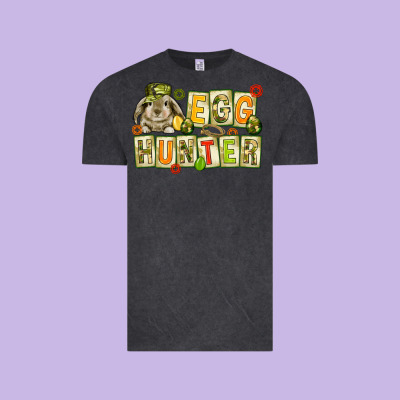 Egg Hunter With Camouflage Plate Letters Easter Vintage Tee Designed By Howdyjamesfarm