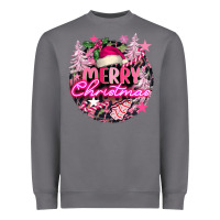 Storm pink merry christmas Heavyweight Sweatshirt - FaDigitalArtStudio