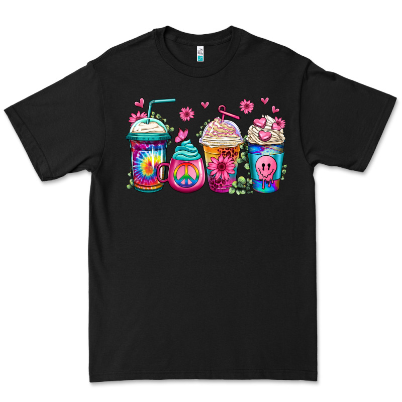 Tie Dye Hippie Coffee Cups Premium Tee by Jasminsmagicworld | Teevron