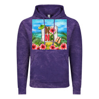 Cloud Purple summer nana Vintage Hoodie - TumblerDesignByShophia