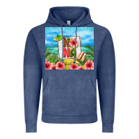 Vintage Denim summer nana Vintage Hoodie - TumblerDesignByShophia