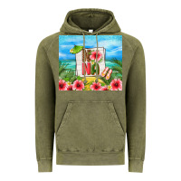 Vintage Olive summer nana Vintage Hoodie - TumblerDesignByShophia