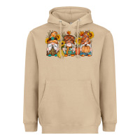 Mushroom fall gnomes pumpkin sunflowers Heavyweight Hoodie - Artiststas