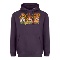 Plum fall gnomes pumpkin sunflowers Heavyweight Hoodie - Artiststas