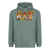 Sage fall gnomes pumpkin sunflowers Heavyweight Hoodie - Artiststas