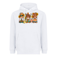 White fall gnomes pumpkin sunflowers Heavyweight Hoodie - Artiststas