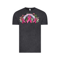Vintage Black Cancer ribbon rainbow Cancer Awareness Vintage Tee - HowdyJamesFarm