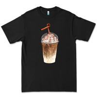 Black iced coffee with cream Premium Tee - BarkalooDesign