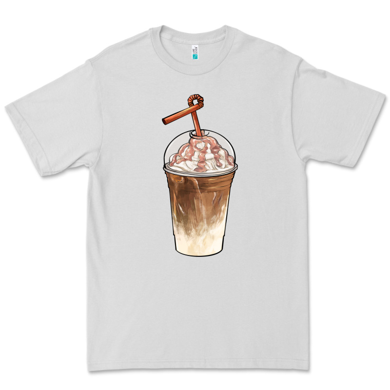 Iced Coffee With Cream Premium Tee by BarkalooDesign | Teevron