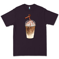 Plum iced coffee with cream Premium Tee - BarkalooDesign
