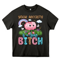 Asphalt your anxiety is a lying bitch Heavy Core Tee - LillyAllenDesigns