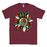 Burgundy Mexican Sunflower Classic Tee - texasbilliewilder