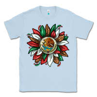 Dusty Blue Mexican Sunflower Classic Tee - texasbilliewilder