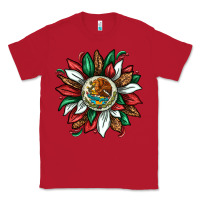 Red Mexican Sunflower Classic Tee - texasbilliewilder