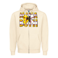 Sandshell Mama Of Both Zipper Hoodie - CowhideDigitalArt