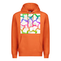Carrot watercolor rainbow cow seamless pattern Premium Hoodie - BundleAndBundleShop