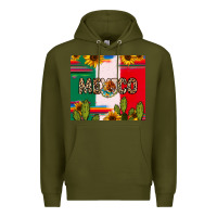 Army Green Mexico Premium Hoodie - RanaPortraitStore