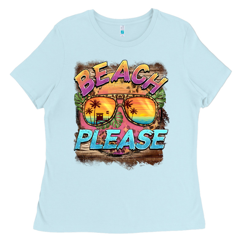 Becach Please Ladies Tee by BarkalooDesign | Teevron