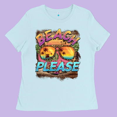 Becach Please Ladies Tee Designed By Barkaloodesign
