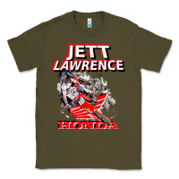 Army Green jett lawrence 250 champion leader sx mx champ motocross champion colla Classic Tee - minhPixels
