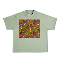 Oil Green Mardi Gras tumbler Urban Heavy Tee - HowdyJamesFarm