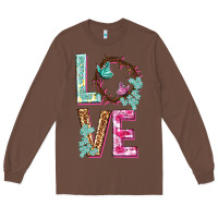 Chestnut Love crown of the thorns Easter Day Long Sleeve Tee - HowdyJamesFarm