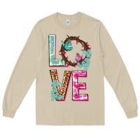 Mushroom Love crown of the thorns Easter Day Long Sleeve Tee - HowdyJamesFarm
