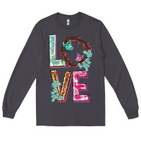 Smoke Love crown of the thorns Easter Day Long Sleeve Tee - HowdyJamesFarm