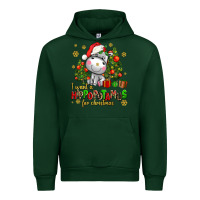 Forest Green i want a hippopotamus for christmas Urban Hoodie - AdoDesignShop