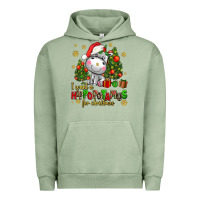 Pigment Oil Green i want a hippopotamus for christmas Urban Hoodie - AdoDesignShop