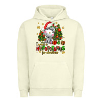 Pigment Pistachio i want a hippopotamus for christmas Urban Hoodie - AdoDesignShop