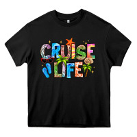 Black cruise life Heavy Core Tee - LillyAllenDesigns