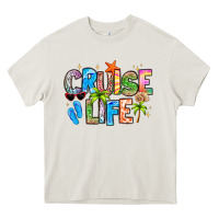 Cream cruise life Heavy Core Tee - LillyAllenDesigns