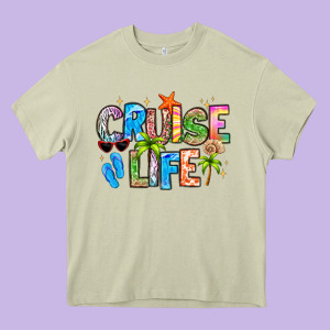 Cruise Life Heavy Core Tee Designed By Lillyallendesigns