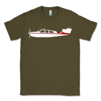 Army Green Beechcraft Bonanza  Perfect Gift Classic Tee - minhPixels