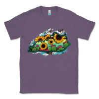Lavender Kentucky map sunflower cactus serape Classic Tee - RanaPortraitStore