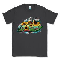 Smoke Kentucky map sunflower cactus serape Classic Tee - RanaPortraitStore