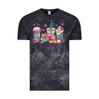 Cloud Black valentines day coffee Vintage Tee - Jasminsmagicworld