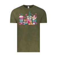 Vintage Olive valentines day coffee Vintage Tee - Jasminsmagicworld