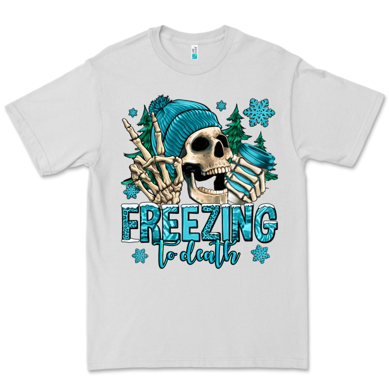 Freezing To Death Winter Skull Premium Tee by Jasminsmagicworld | Teevron