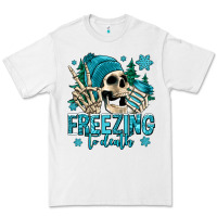 White freezing to death winter skull Premium Tee - Jasminsmagicworld