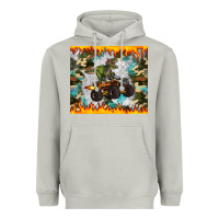 Moon Dust monster truck dinosaur t rex tumbler Heavyweight Hoodie - Artiststas