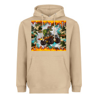 Mushroom monster truck dinosaur t rex tumbler Heavyweight Hoodie - Artiststas