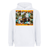 White monster truck dinosaur t rex tumbler Heavyweight Hoodie - Artiststas