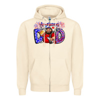 Sandshell american dod Zipper Hoodie - CowhideDigitalArt
