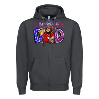 Smoke american dod Zipper Hoodie - CowhideDigitalArt