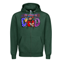 Sports Green american dod Zipper Hoodie - CowhideDigitalArt
